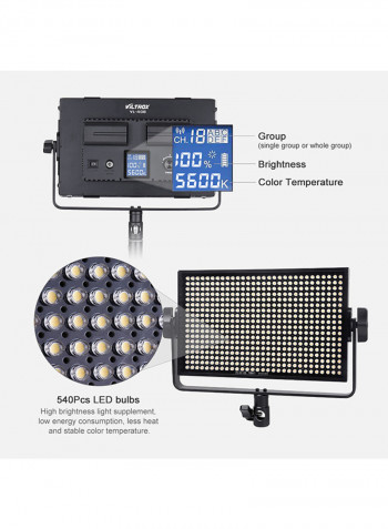 Ultra Thin Fix Colour LED Light Black
