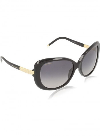 Women's Full Rim Butterfly Sunglasses - Lens Size: 59 mm