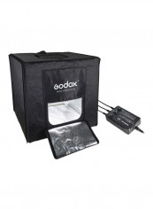 LED Mini Photography Studio Shooting Tent 60x60x60centimeter Black