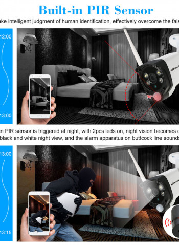 High Definition IP Security Camera With Alarm Sound