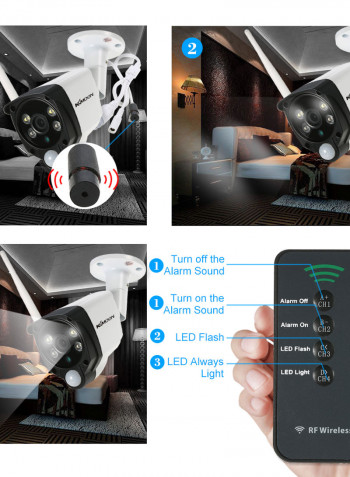 High Definition IP Security Camera With Alarm Sound