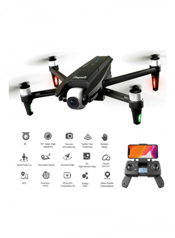 KK13 RC Drone with Camera 4K Drone 5G WIFI 2-axis Gimbal Brushless Drone Gesture Photo 120°Wide Angle GPS Follow up Optical Flow Positioning 25mins Flight Time Quadcopter 33*13*27cm