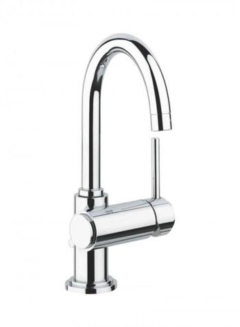 Atrio Single Lever Basin Mixer Silver