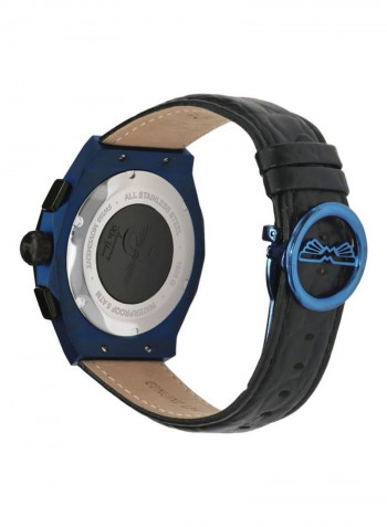 Men's Leather Analog Watch 1505GBLC54E