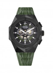 Men's Leather Analog Watch 1505GBLC96E