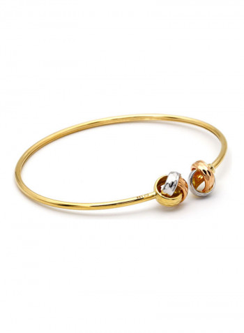 Real Gold Twisted Bangle Gold