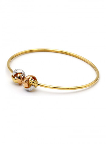 Real Gold Twisted Bangle Gold