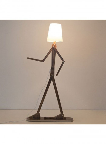 Wooden Floor Lamp Warm White