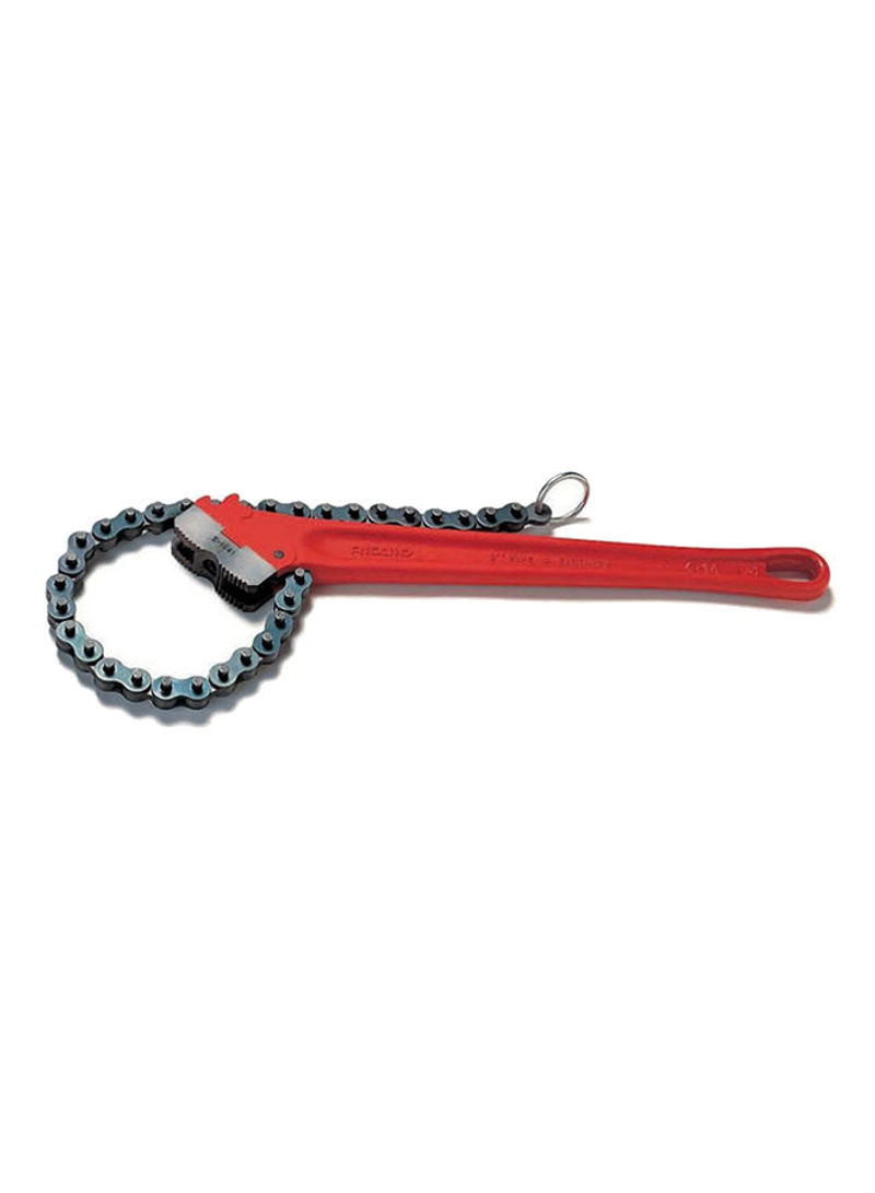 Heavy Duty Chain Wrench Red