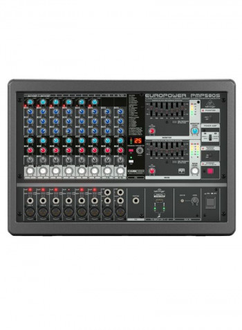10-Channel Multi-FX Processor Powered Mixer PMP580S Black