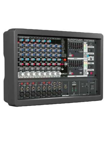 10-Channel Multi-FX Processor Powered Mixer PMP580S Black