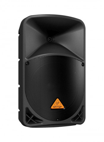 2-Way PA Speaker System With MP3 Player B112MP3 Black