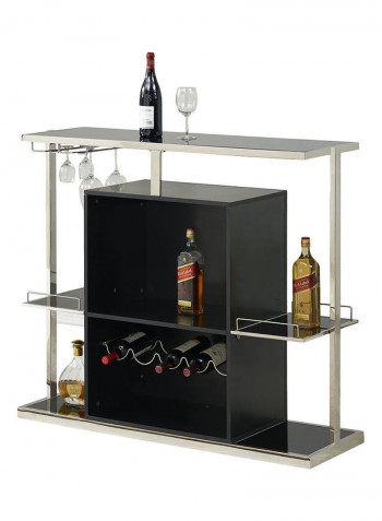 Royce Bar Table Black/Gold 120x40x104cm