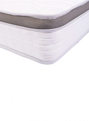 Carmona Box Top Mattress White/Grey 180x200x24 cm