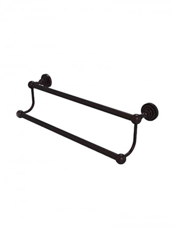 Dottingham Collection Double Towel Bar Brown 36inch