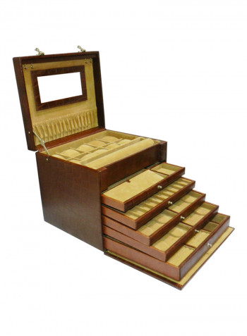 Leather Designer Big Jewellery Box