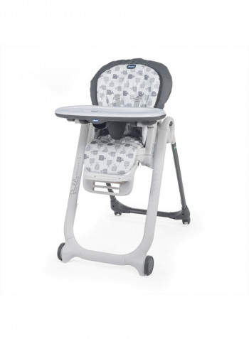 Polly Progres5 High Chair 0M-36M, Grey