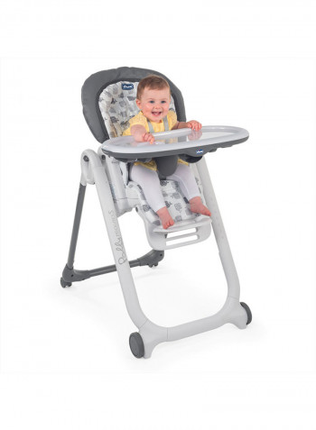 Polly Progres5 High Chair 0M-36M, Grey