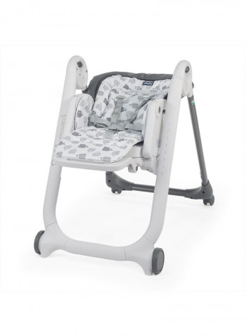 Polly Progres5 High Chair 0M-36M, Grey