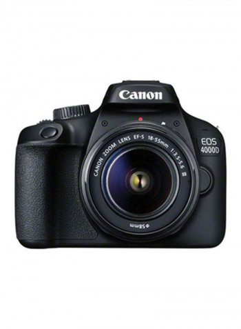 EOS 4000D DSLR With EF-S 18-55mm F/3.5-5.6 III Lens 18MP, Built-In Wi-Fi