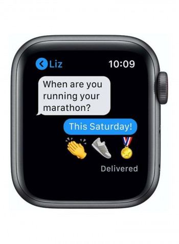 Watch Nike SE-44 mm GPS Space Gray Aluminium Case with Nike Sport Band Anthracite/Black