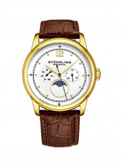 Men's Casual Leather Quartz Analog Wrist Watch 898.03