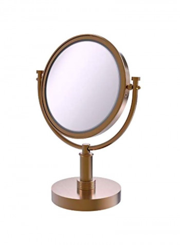 Vanity Top Makeup Mirror Gold/Clear