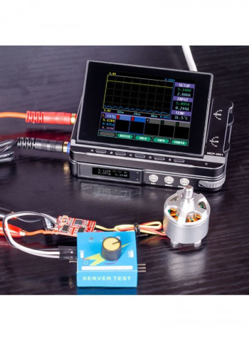 Mini Wireless Digital Power Supply System With TFT Screen Monitor Black