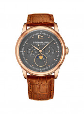 Men's Casual Leather Quartz Analog Wrist Watch 898.04