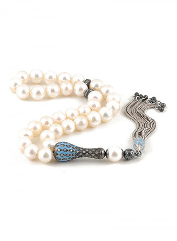 Pearl Prayer Beads with Sterling Silver components