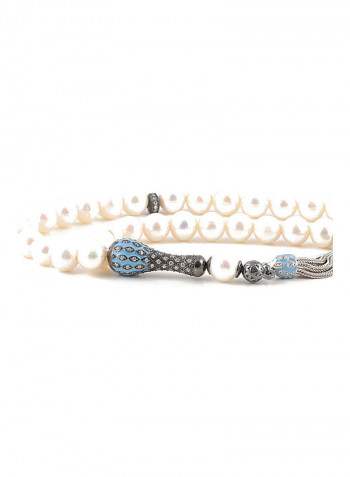 Pearl Prayer Beads with Sterling Silver components