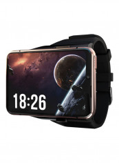 Touch Screen 4G Smart Watch With Dual Camera Black