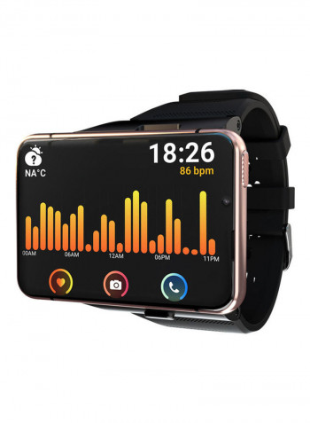 Touch Screen 4G Smart Watch With Dual Camera Black