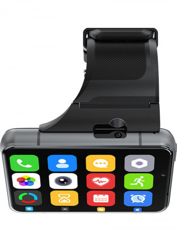 Touch Screen 4G Smart Watch With Dual Camera Black