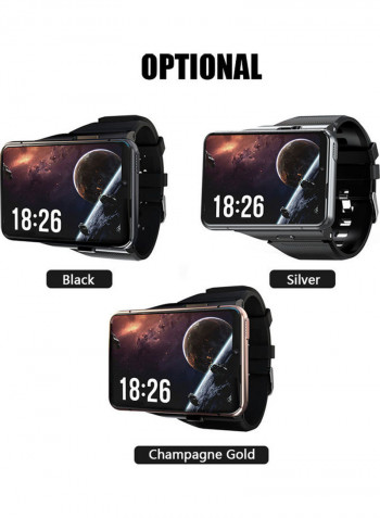 Touch Screen 4G Smart Watch With Dual Camera Black
