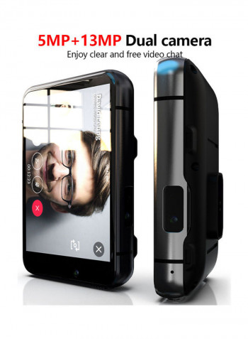 Touch Screen 4G Smart Watch With Dual Camera Black