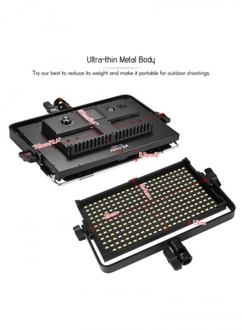 276 LED Video Light Panel VL-S50T Black