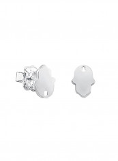 925 Sterling Silver Hamsa Idol Earrings تقييمات 925 Sterling Silver Hamsa Idol Earrings