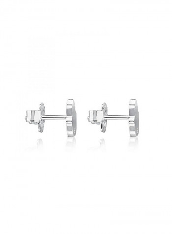 925 Sterling Silver Hamsa Idol Earrings