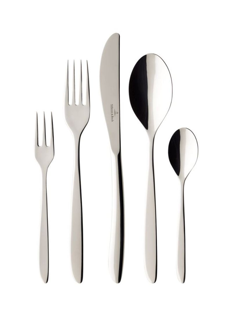 30-Piece Softwave Cutlery Set Silver