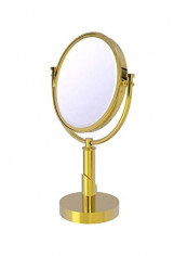 Tribecca Collection Vanity Top Make-Up Mirror Gold/Silver 8inch