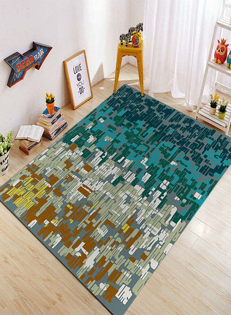 Rectangle Soft Floor Mat Multicolour 200x300centimeter