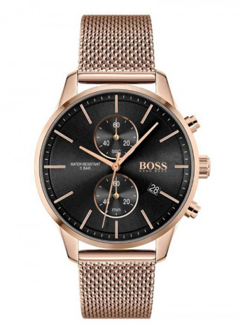 Men's Associate Water Resistance Stainless Steel Analog Watch 1513806