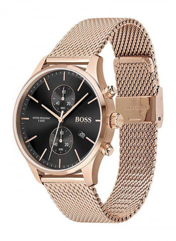 Men's Associate Water Resistance Stainless Steel Analog Watch 1513806