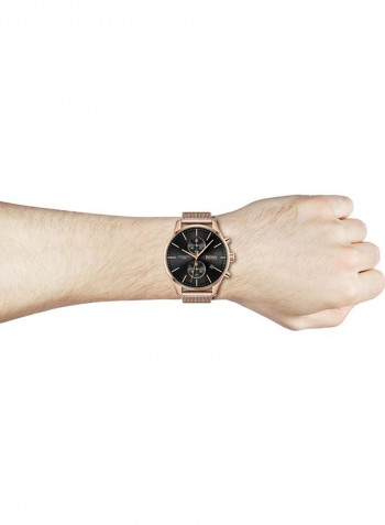 Men's Associate Water Resistance Stainless Steel Analog Watch 1513806