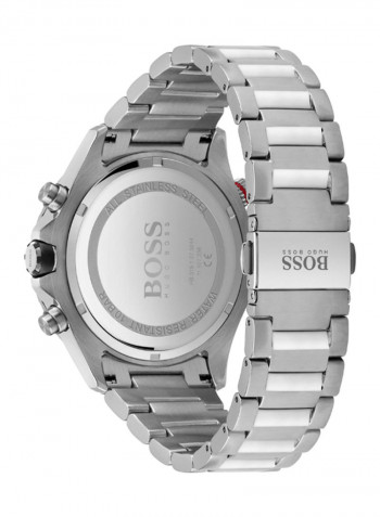 Men's Globetrotter Water Resistance Stainless Steel Analog Watch 1513823