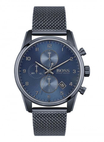 Men's Skymaster Water Resistance Stainless Steel Analog Watch 1513836