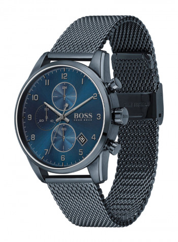 Men's Skymaster Water Resistance Stainless Steel Analog Watch 1513836