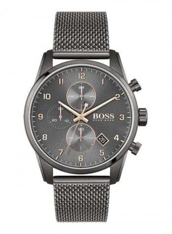Men's Skymaster Water Resistance Stainless Steel Analog Watch 1513837