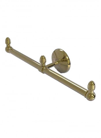 Monte Carlo Collection Two Arm Guest Towel Holder Gold